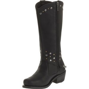 Harley-Davidson® Women's Haddington 13-Inch Black Leather Boots